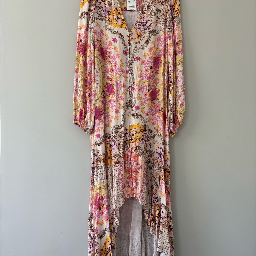 Free People Marais Floral High-Low Dress - Picture 2 of 12